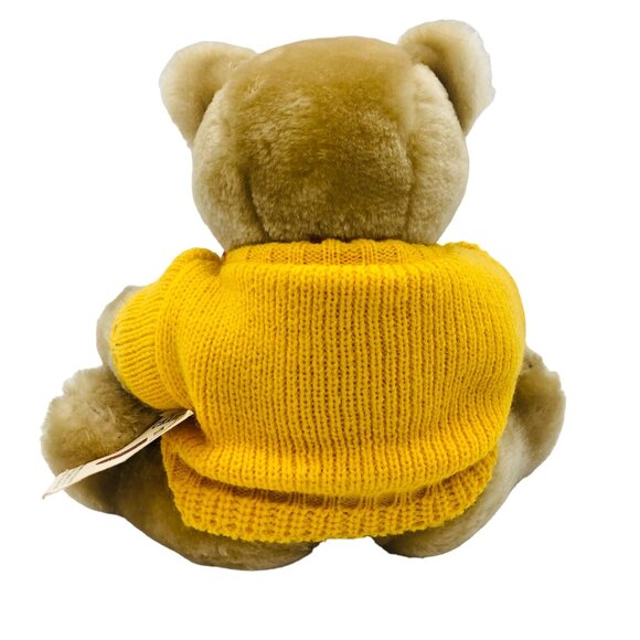 Channel Island Toys Teddy Bear Posable Plush Knit Sweater Yellow Sea Rescues - Picture 4 of 11